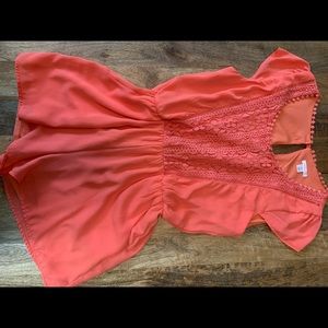 Peach romper